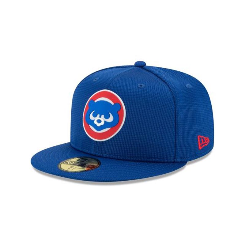 MLB Chicago Cubs Clubhouse Collection 59Fifty Fitted (ZUU1956) - Blue New Era Caps